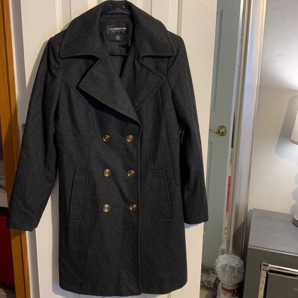 Charcoal Wool Coat